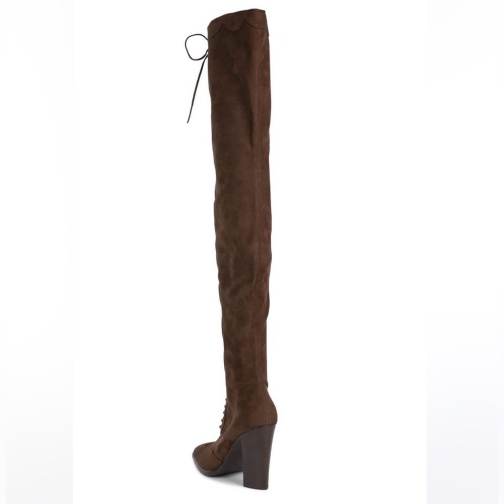 JEFFREY CAMPBELL Olianna Thigh- high lace-up riding boots - Picture 9 of 16